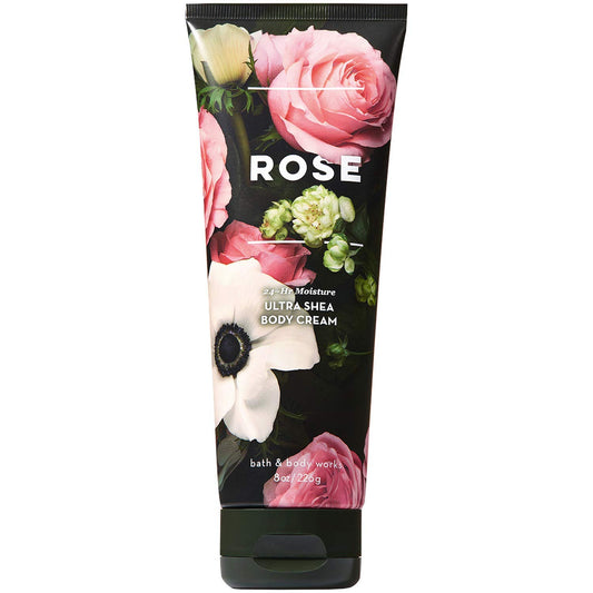 Bath and Body Works Rose Ultra Shea Body Cream 8 Ounce Medern Delicate Health & Beauty > Personal Care > Cosmetics > Bath & Body Bath & Body Works   
