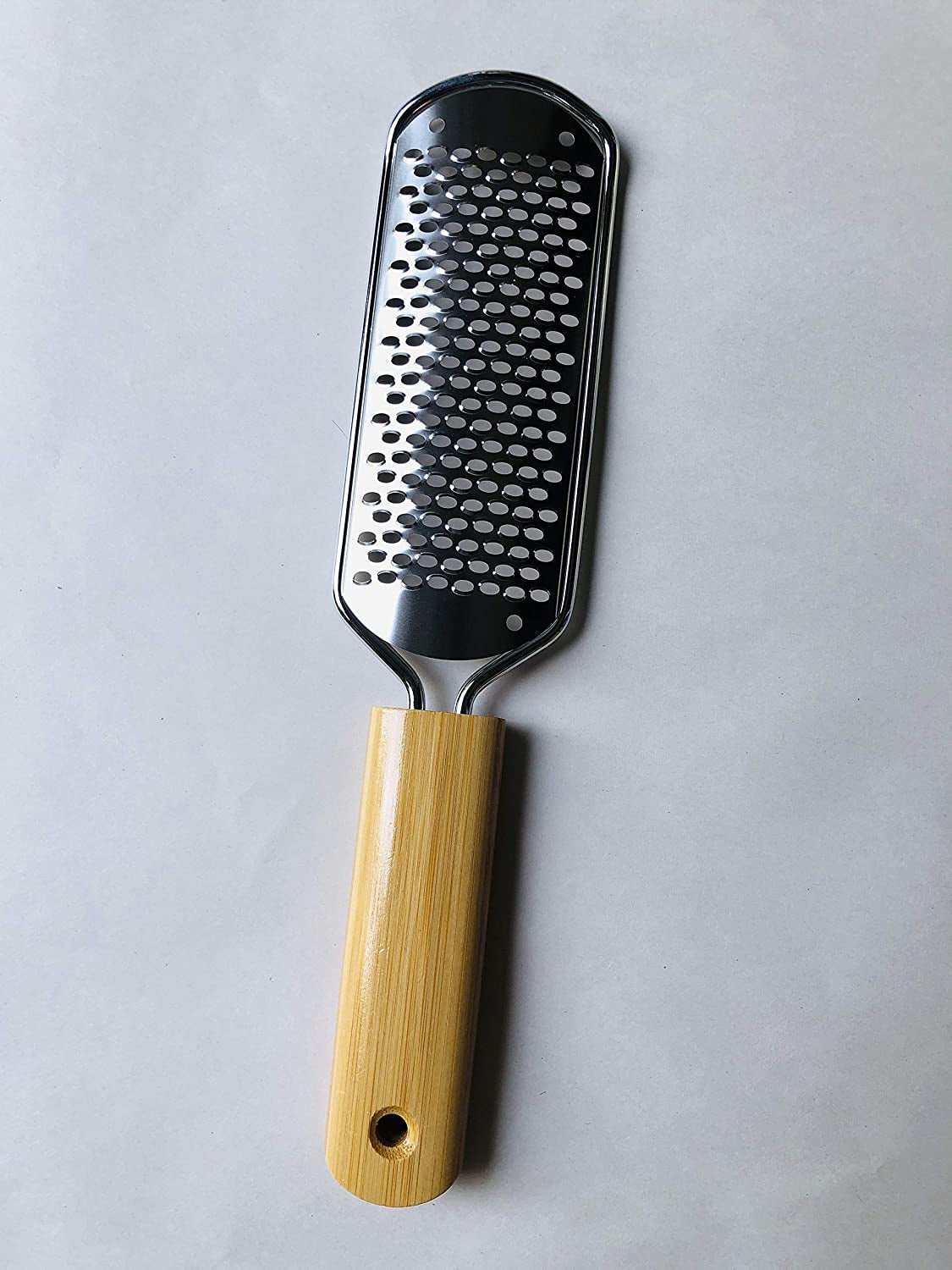 Foot Callus Remover. Cozibath File for Heels with Bamboo Handle, Surgical Grade Stainless Steel Foot Grater to Remove Dead Skin, Foot Scrubber, Cracked Heel Care Tool Health & Beauty > Personal Care > Foot Care Generic   