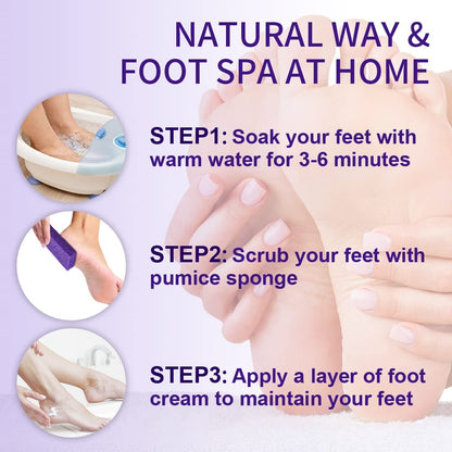 Disposable Pedicure Scrubber Callus Remover Pumice Stone for Foot Care Purple Coarse, 40 PCS Health & Beauty > Personal Care > Foot Care NOVAL   