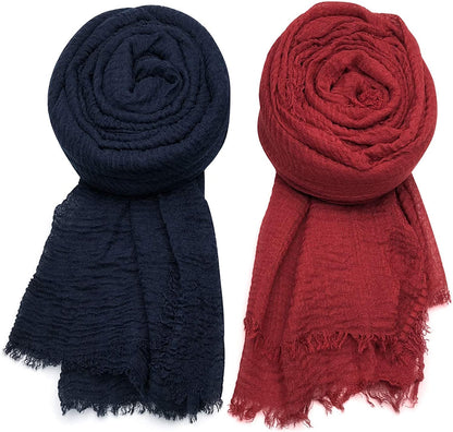 MANSHU 3 PCS Women Soft Scarf Shawl Long Scarf. Apparel & Accessories > Clothing Accessories > Scarves & Shawls MANSHU   
