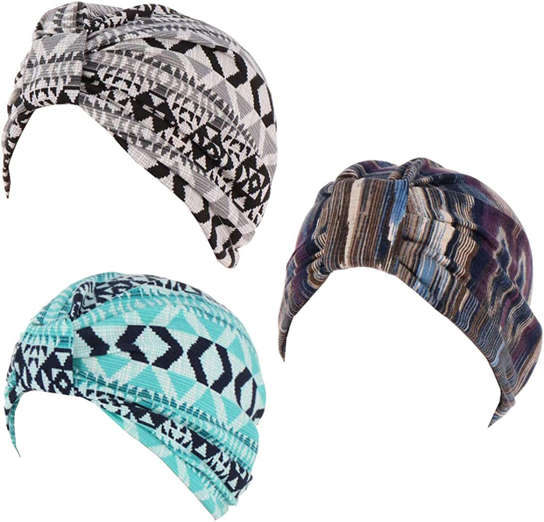 Lucky Staryuan ® 3Pack Women'S Beanie Chemo Hat Cap Soft Cute Cancer Headwear Apparel & Accessories > Clothing Accessories > Headwear Lucky staryuan Color3 Combination  