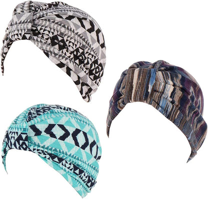 Lucky Staryuan ® 3Pack Women'S Beanie Chemo Hat Cap Soft Cute Cancer Headwear Apparel & Accessories > Clothing Accessories > Headwear Lucky staryuan Color3 Combination  