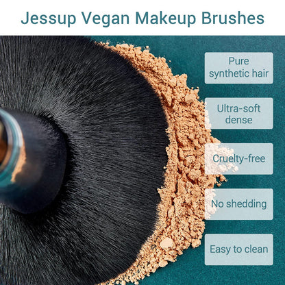 Jessup Pro Makeup Brushes 15 Pcs Makeup Brush Set Beauty Cosmetics Make up Powder Foundation Eyeshadow Eyeliner Blending Lip Brush Tools (Black /Silver) T092 Health & Beauty > Personal Care > Cosmetics > Cosmetic Tools > Makeup Tools Jessup   