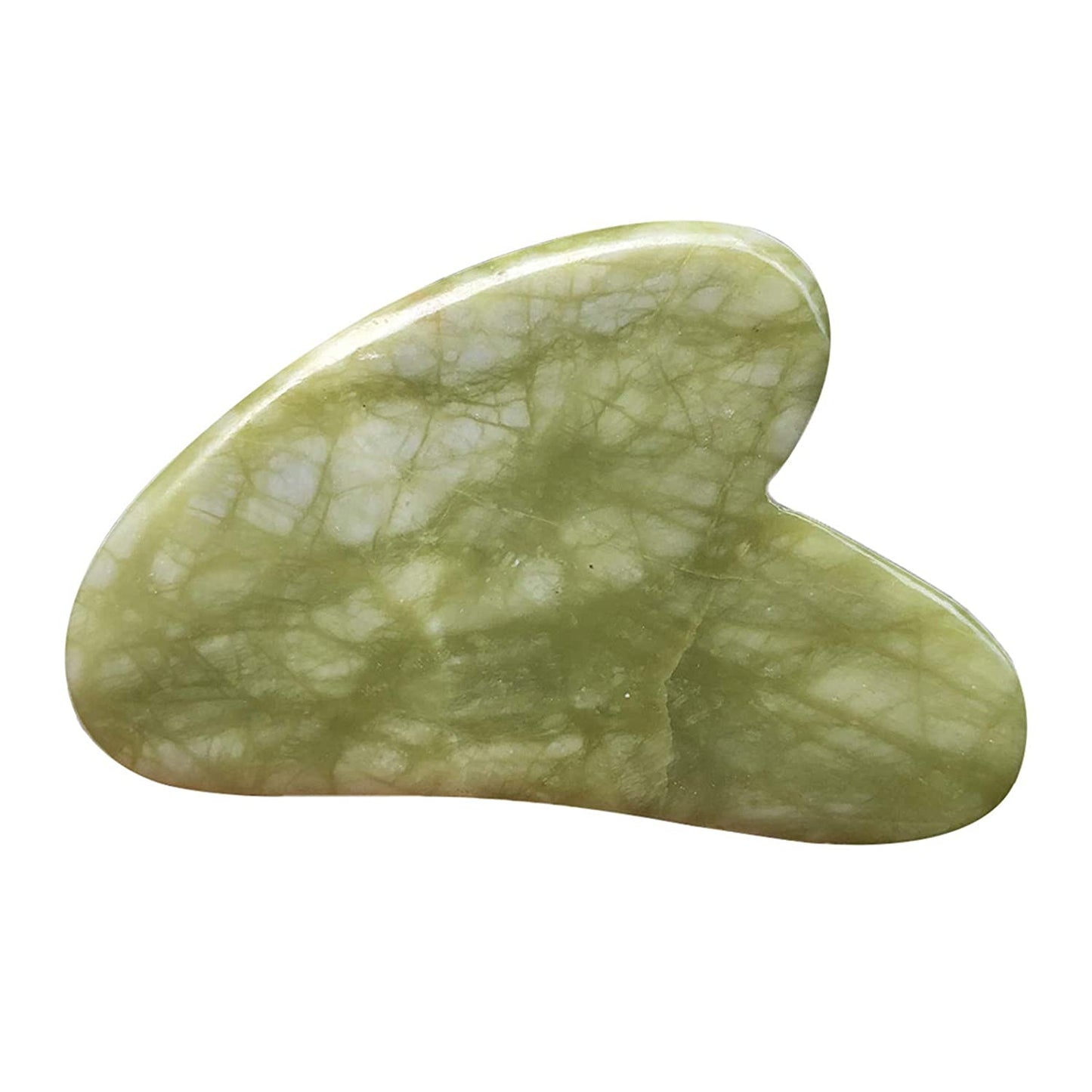 Fekuar Natural Green Jade Gua Sha Massage Tool for Body Skin Facial, Crystal Scraping Board for SPA Acupuncture Therapy Trigger Point Treatment Health & Beauty > Personal Care > Cosmetics > Cosmetic Tools > Skin Care Tools Fekuar South Green Jade  