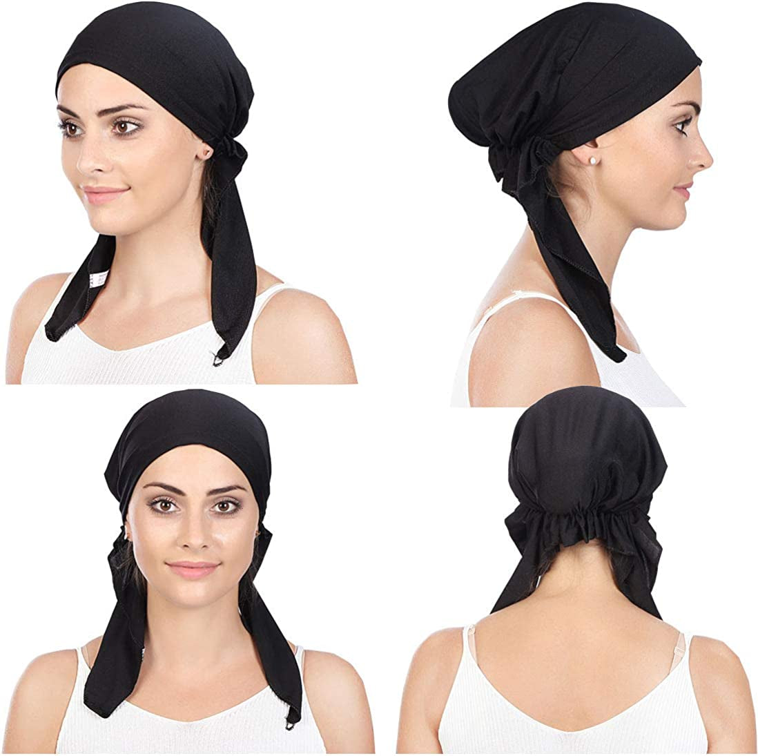Lucky Staryuan ® 3Pack Summer Thin Chemo Hat Turban Headscarves for Women Cancer Headwear Apparel & Accessories > Clothing Accessories > Headwear Lucky staryuan   