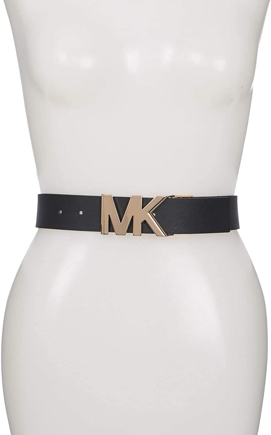 Michael Kors Womens Mk Logo Reversible Belt Brown/Black (L) Apparel & Accessories > Clothing Accessories > Belts Michael Kors   