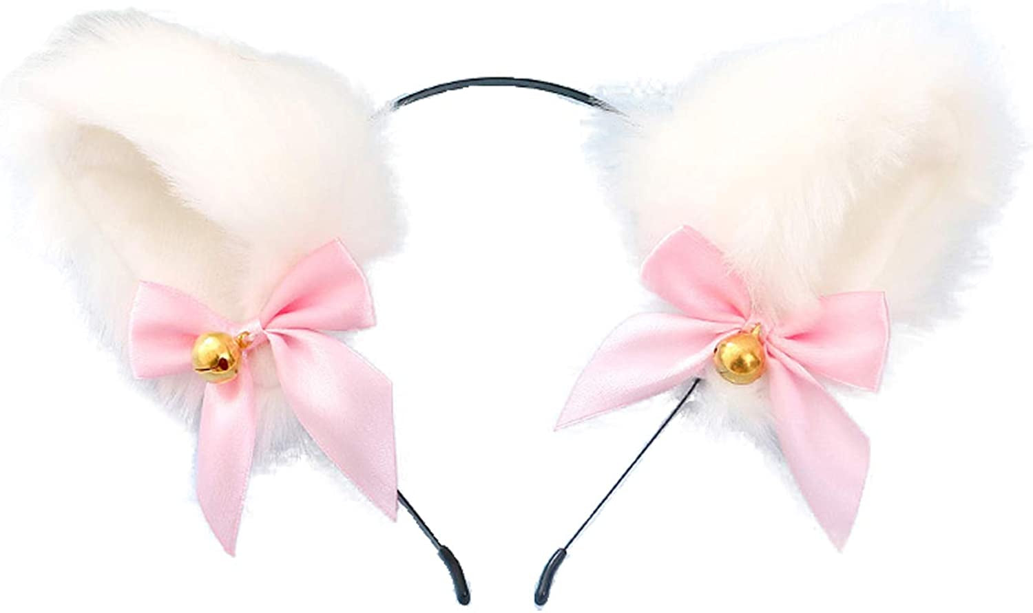 Faylay Cosplay Girl Plush Furry Cat Ears Headwear Accessory for Cam Girl Party Apparel & Accessories > Clothing Accessories > Headwear Faylay 1-bmblfhdj  