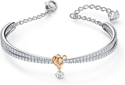 SWAROVSKI Lifelong Heart Crystal Jewelry Collection, Rose Gold & Rhodium Tone Finish Apparel & Accessories > Jewelry > Jewelry Sets SWAROVSKI   