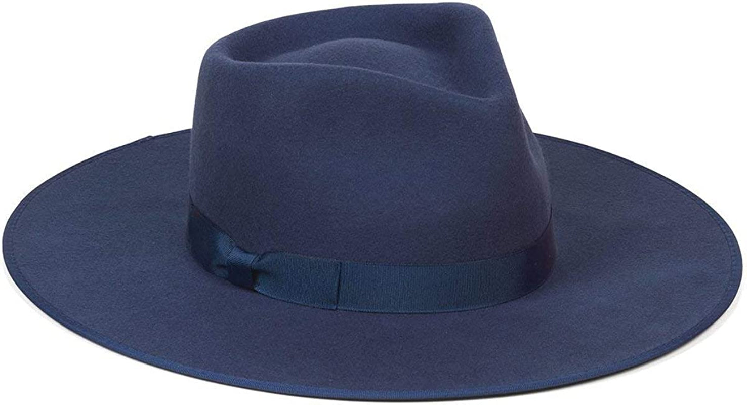 Lack of Color Women'S Rancher Fedora Hat Apparel & Accessories > Clothing Accessories > Hats Lack of Color Navy Blue Small 