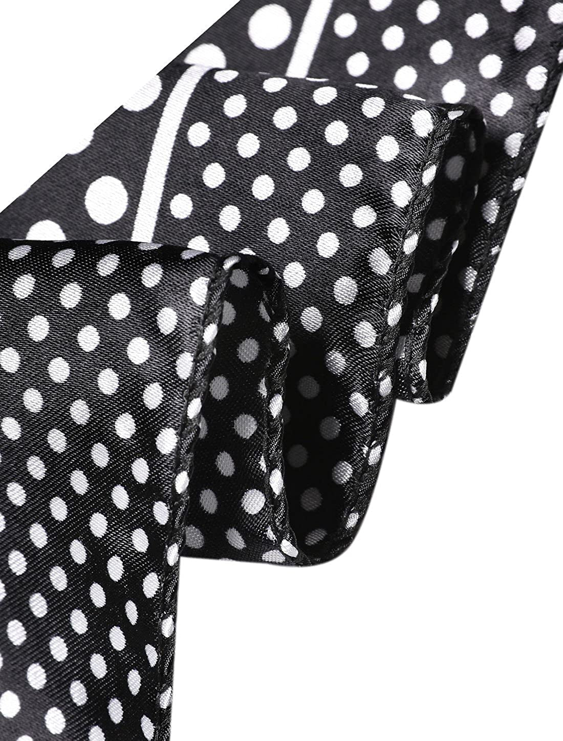 Uxcell Women'S Floral Leopard Polka Dots Striped Print Square Kerchief Neck Scarf Shawl Apparel & Accessories > Clothing Accessories > Scarves & Shawls uxcell   