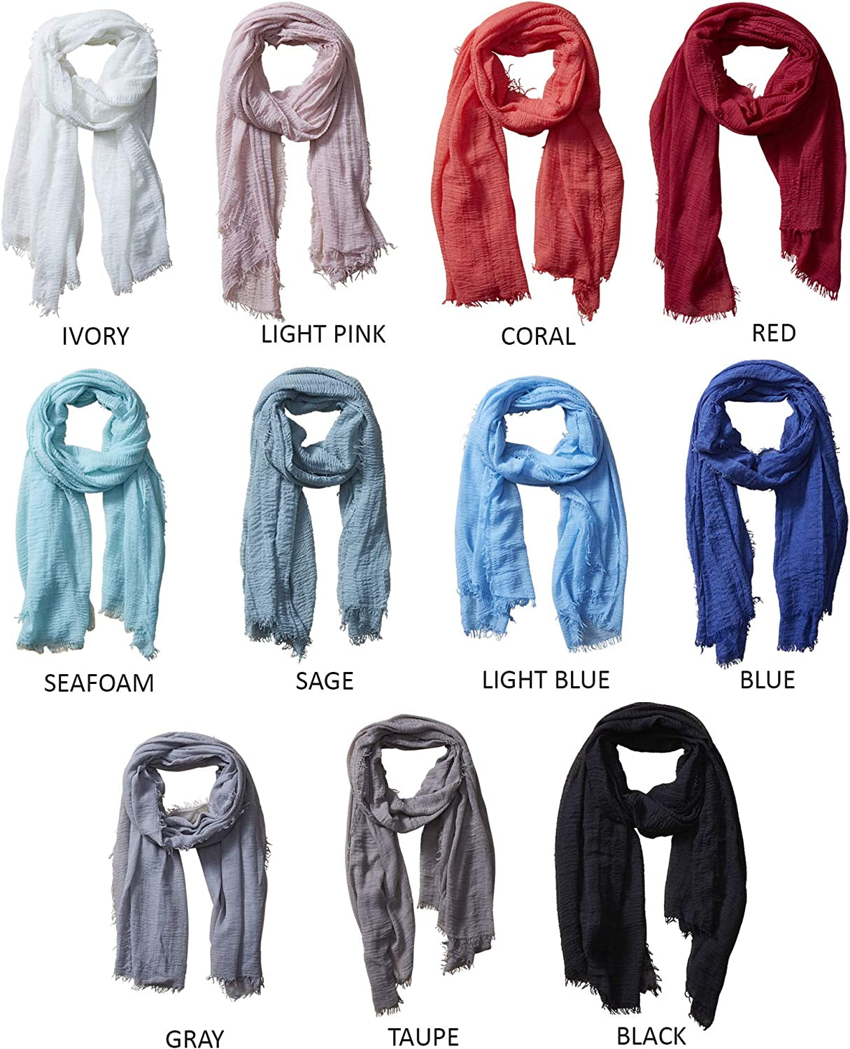 Hadley Wren Women'S Lightweight Summer Insect Shield Scarf Apparel & Accessories > Clothing Accessories > Scarves & Shawls Hadley Wren   