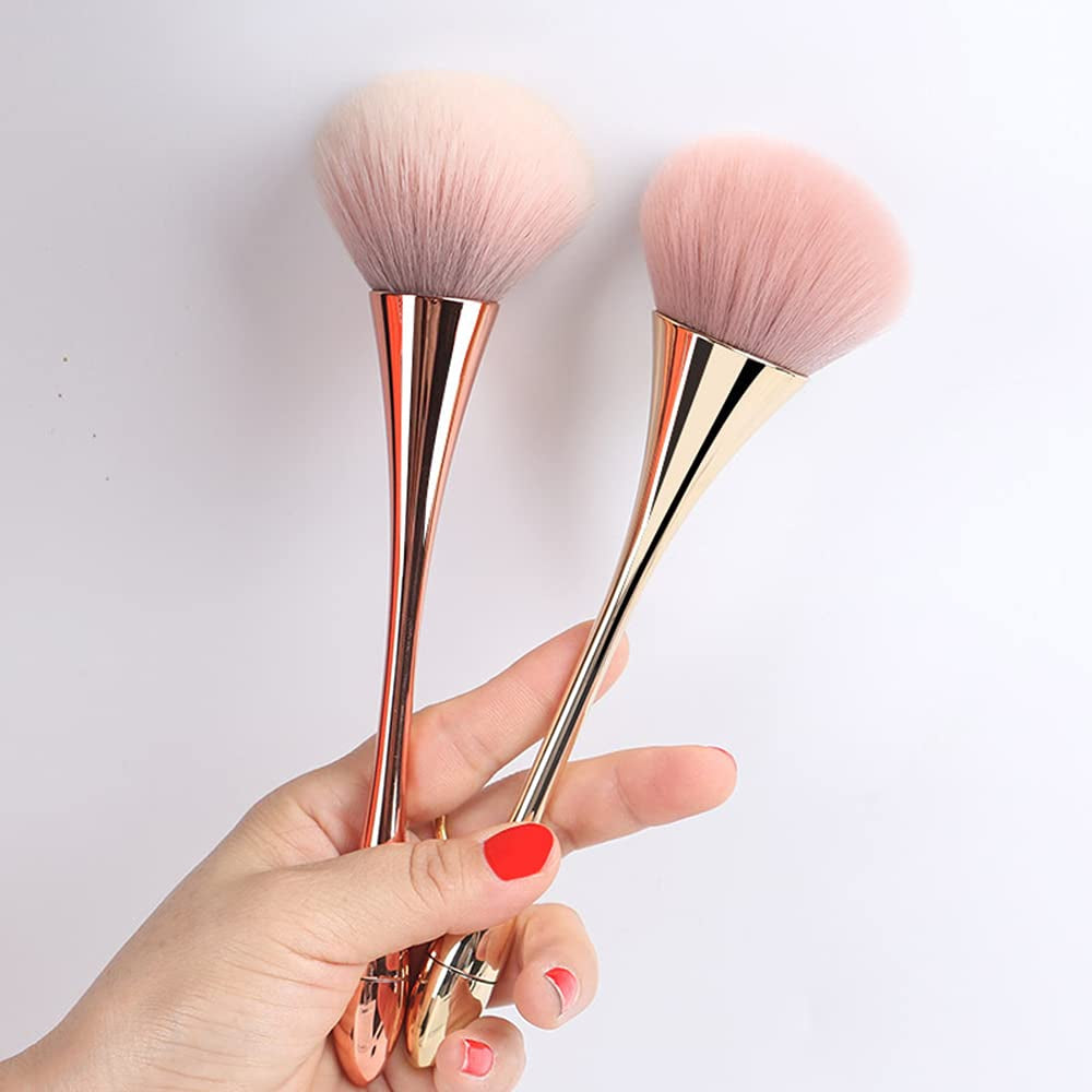 Nail Art Brush, NUOMAN Soft Nail Art Dust Remover Brush Long Handle Manicure Nail Art Tools for Acrylic or Makeup Powder Blush Brushes (Rose Gold) Health & Beauty > Personal Care > Cosmetics > Cosmetic Tools > Nail Tools NUOMAN   