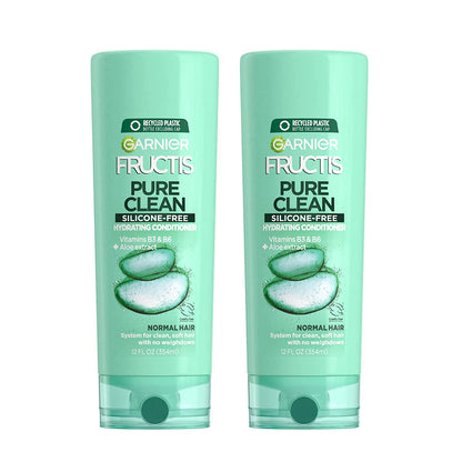 Garnier Hair Care Fructis Pure Clean Conditioner, 12 Fl Oz (Pack of 3) - Packaging May Vary Health & Beauty > Personal Care > Hair Care Garnier 2 Count  