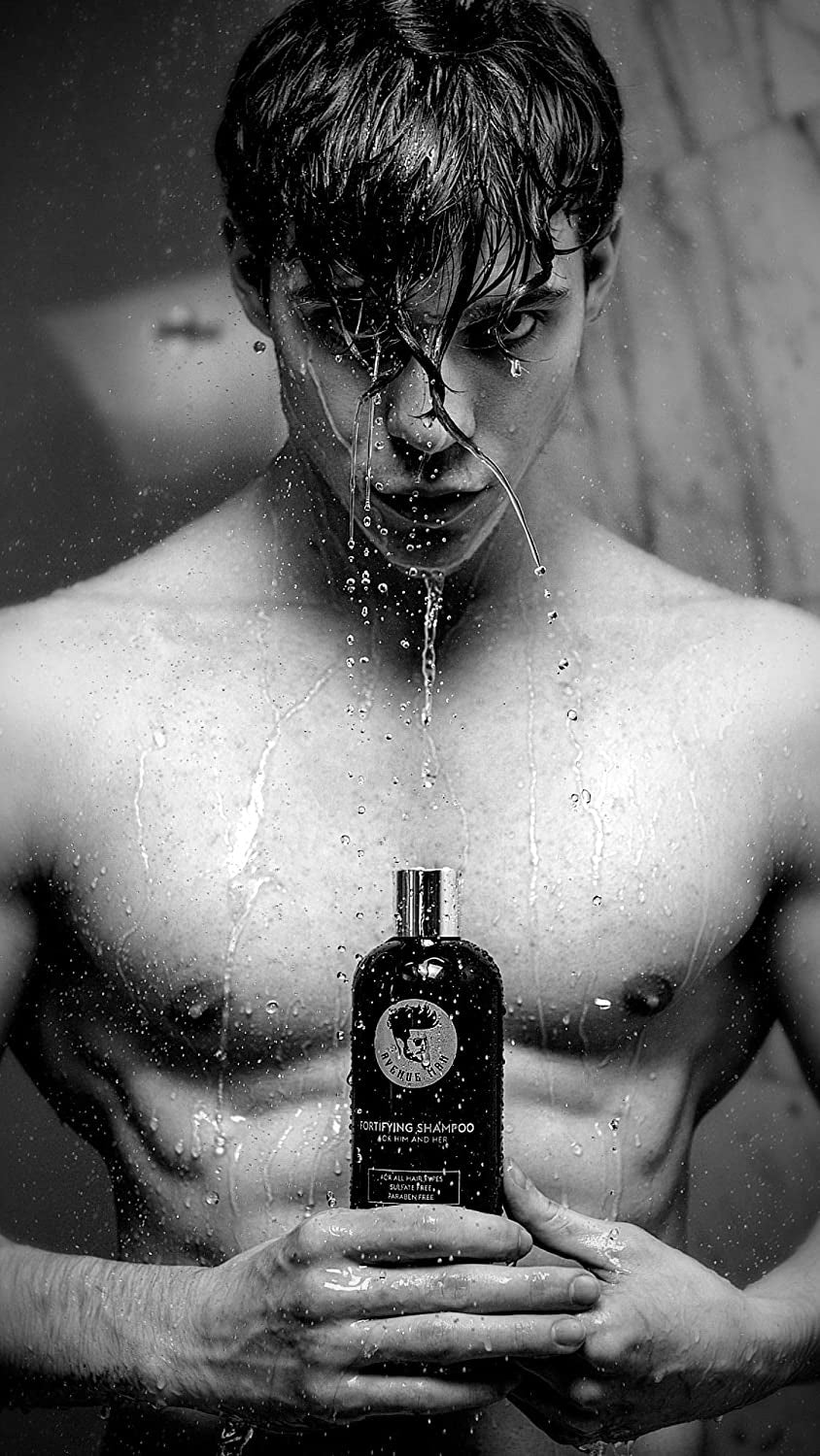 Fortifying Shampoo for Him and Her (11.8 Oz) - by Avenue Man Hair Products - Natural Cleanser with Certified Organic Extracts - Volumizing Hair Care - Clarifying Paraben-Free Shampoo - Made in the USA Health & Beauty > Personal Care > Hair Care Avenue Man   