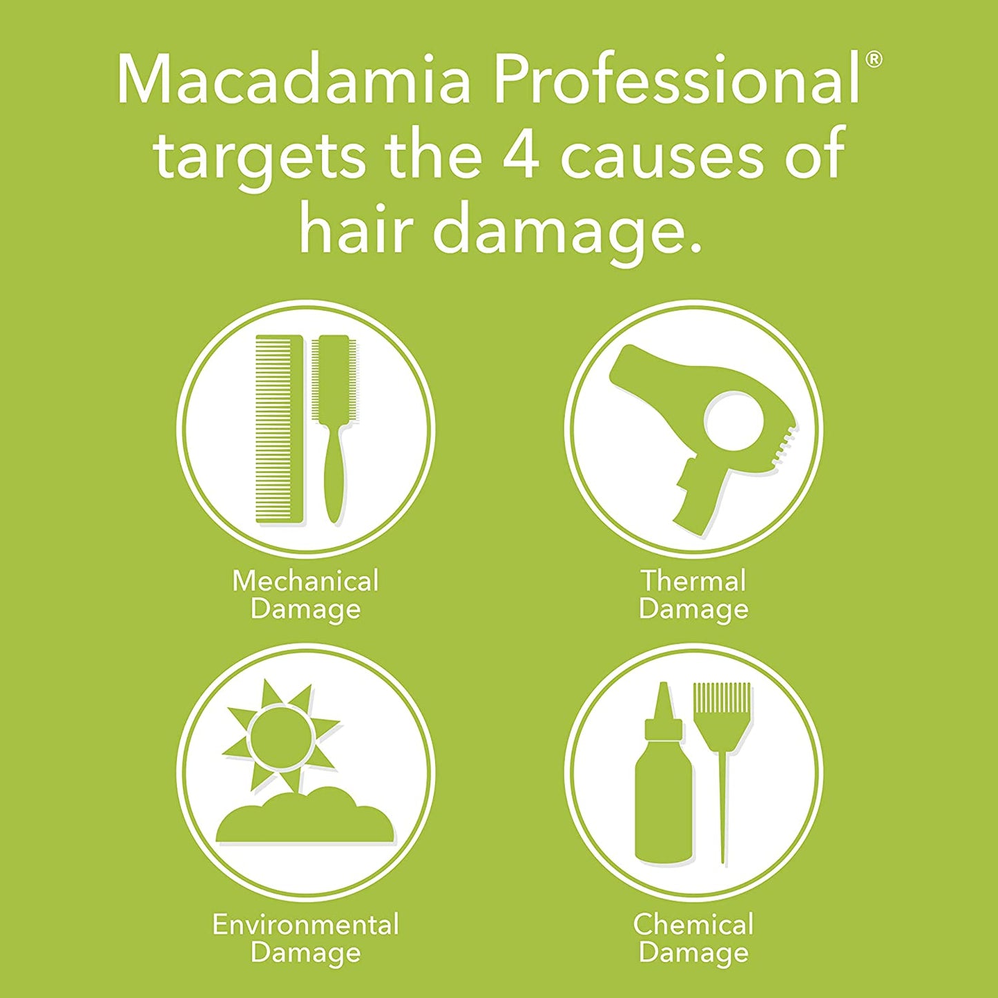 Macadamia Professional Hair Care Sulfate & Paraben Free Natural Organic Cruelty-Free Vegan Hair Products Weightless Repair Hair Conditioner, Green, Conditioner, 33.8 Fl Oz Health & Beauty > Personal Care > Hair Care Macadamia Professional   