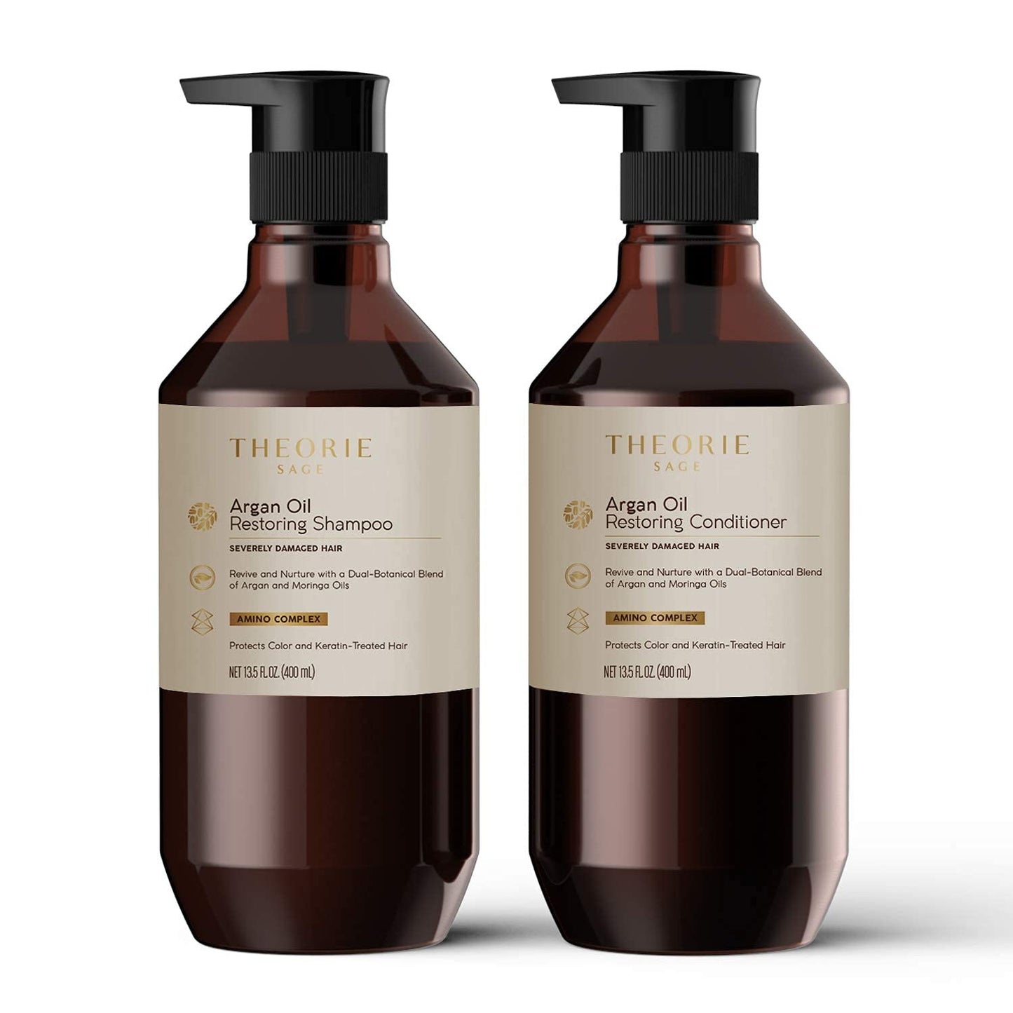 THEORIE Argan Oil Ultimate Restoring Conditioner - Rejuvenates Dry, Brittle, and Over-Processed Hair - Nutrient-Rich and Sulfate Free Restorative Haircare, Safe for Color & Keratin Treated Hair, 800Ml Health & Beauty > Personal Care > Hair Care Theorie   