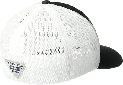 Columbia PFG Logo Mesh Ball Cap-High Crown Apparel & Accessories > Clothing Accessories > Hats Columbia   
