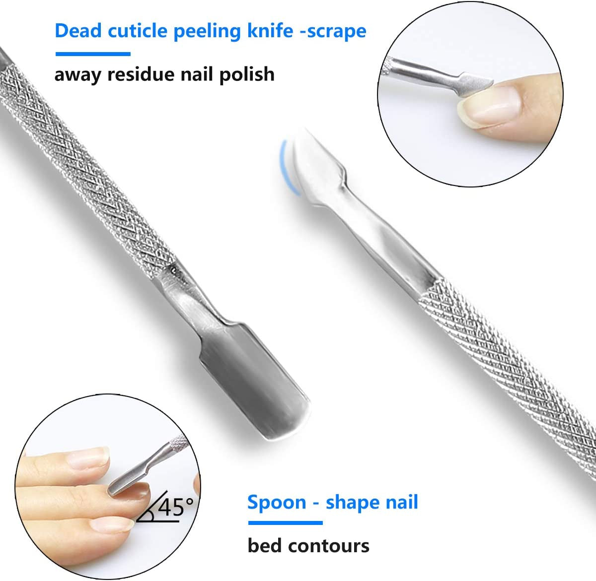 Vamotto Pimple Popper Tool Kit -10 Pcs Blackhead Remover Comedone Extractor Kit Blemish Remover for Acne Removal Kit for Whitehead Popping Zit Removing for Nose Face Tools with a Leather Bag Health & Beauty > Personal Care > Cosmetics > Cosmetic Tools > Skin Care Tools Boolink   