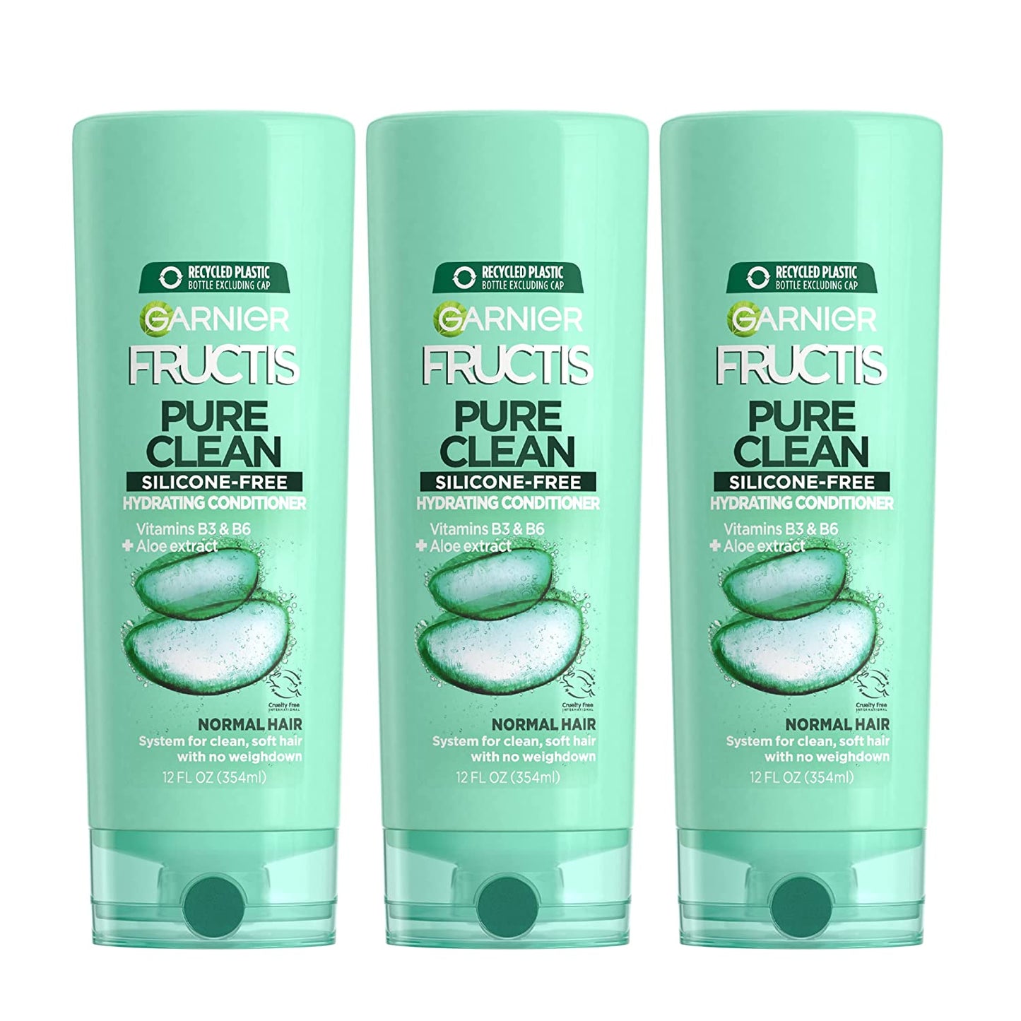 Garnier Hair Care Fructis Pure Clean Conditioner, 12 Fl Oz (Pack of 3) - Packaging May Vary Health & Beauty > Personal Care > Hair Care Garnier 3 Count  