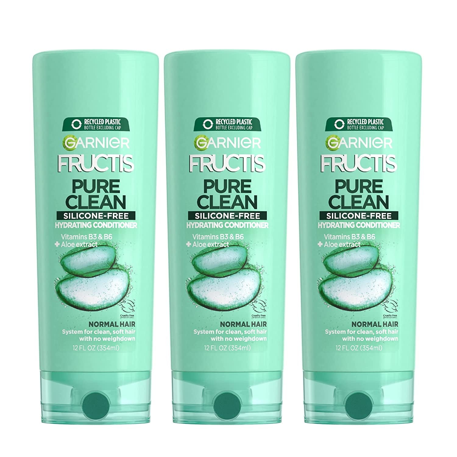Garnier Hair Care Fructis Pure Clean Conditioner, 12 Fl Oz (Pack of 3) - Packaging May Vary Health & Beauty > Personal Care > Hair Care Garnier 3 Count  