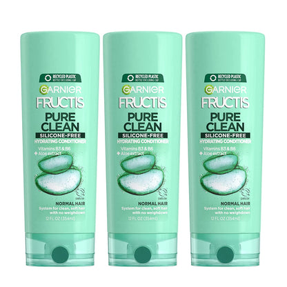 Garnier Hair Care Fructis Pure Clean Conditioner, 12 Fl Oz (Pack of 3) - Packaging May Vary Health & Beauty > Personal Care > Hair Care Garnier 3 Count  