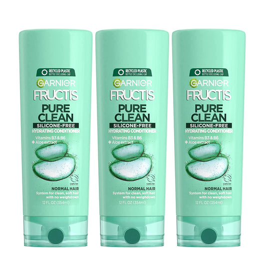 Garnier Hair Care Fructis Pure Clean Conditioner, 12 Fl Oz (Pack of 3) - Packaging May Vary Health & Beauty > Personal Care > Hair Care Garnier 3 Count  