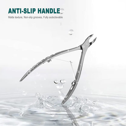 BEZOX Cuticle Clipper with Pushers – 2 in 1 Heavy Duty Stainless Steel Cuticle Tools - Nail Nippers and Cutical Pusher with Anti-Slip Handle and Sharp Blade – 6Mm Jaw Health & Beauty > Personal Care > Cosmetics > Cosmetic Tools > Nail Tools BEZOX   