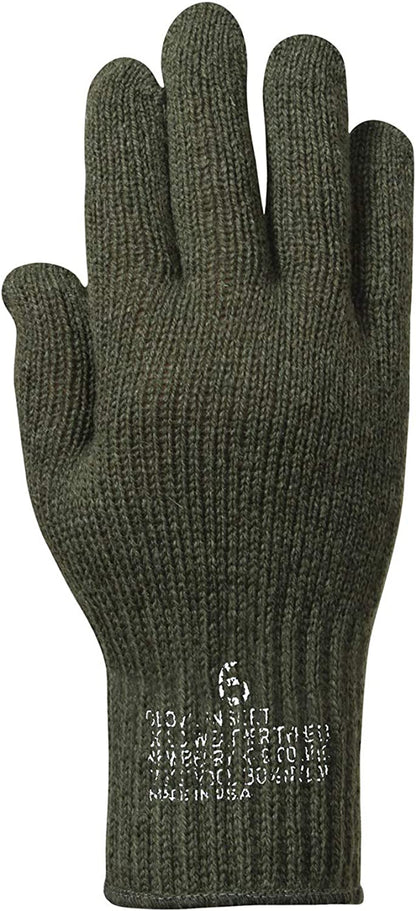 Rothco Gi Wool Glove Liners Apparel & Accessories > Clothing Accessories > Gloves & Mittens Rothco Olive Drab Size 3 