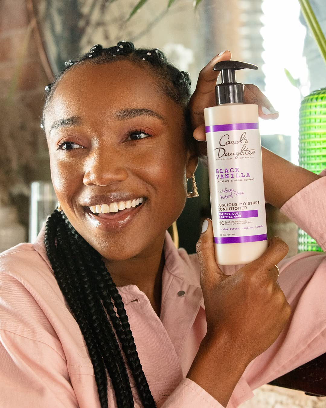 Carol’S Daughter Black Vanilla Curly Hair Sulfate Free Shampoo and Conditioner Set for Dry, Damaged Natural Hair, Moisturizing and Hydrating Hair Care Bundle - Made with Shea Butter, Aloe and Rosemary Health & Beauty > Personal Care > Hair Care Carol's Daughter   