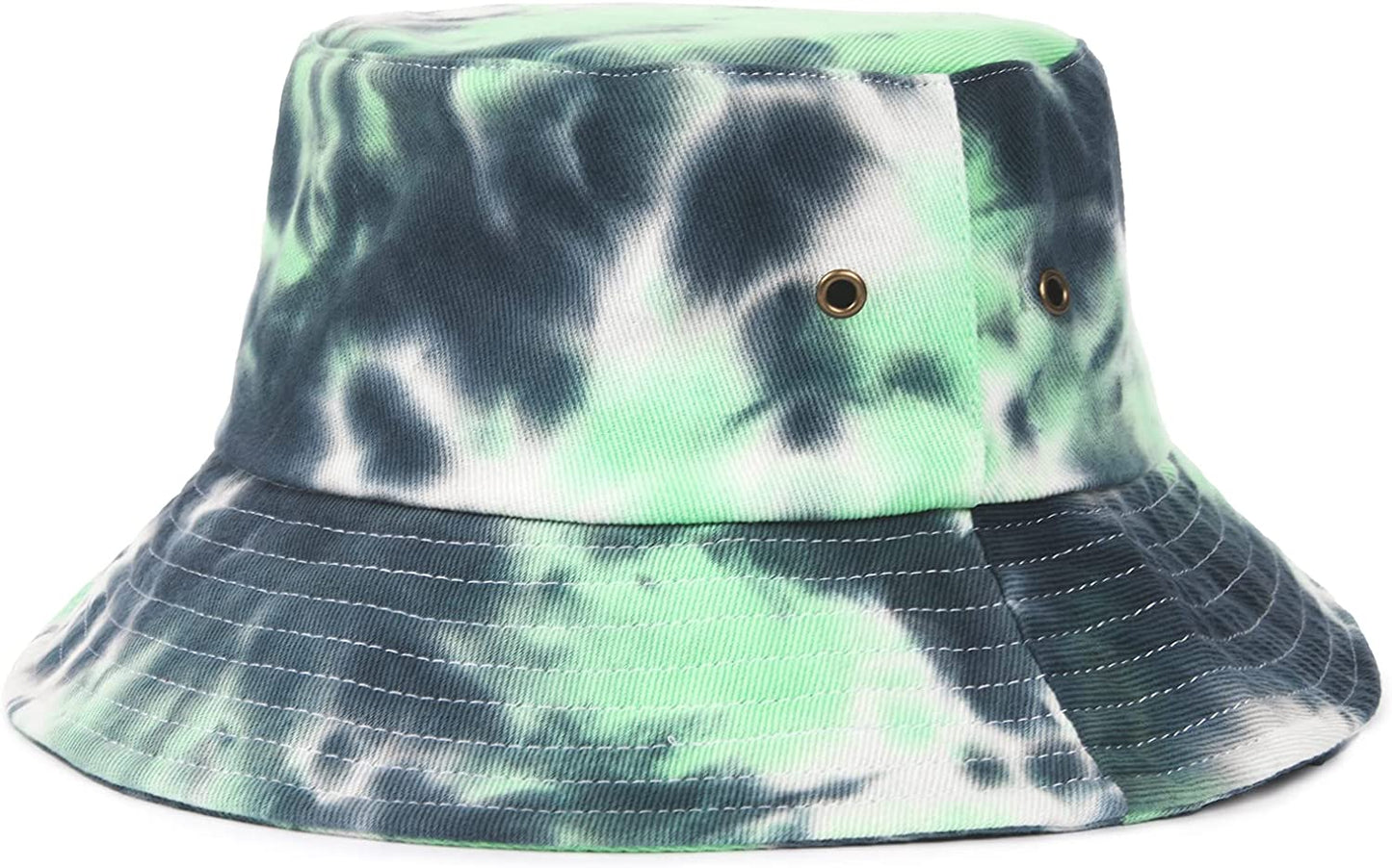 Bucket Hat for Women Men Canvas Washed Cotton Trendy Distressed Womens Summer Beach Sun Hats with Detachable Strings Apparel & Accessories > Clothing Accessories > Hats KYLIE MAX 15-grey Green Medium 