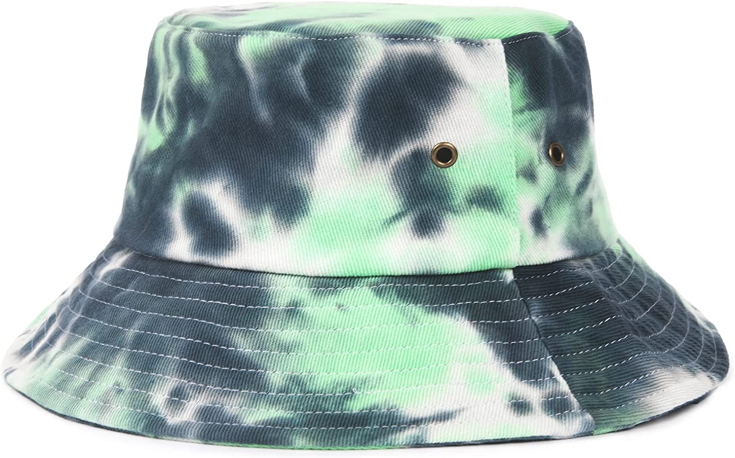 Bucket Hat for Women Men Canvas Washed Cotton Trendy Distressed Womens Summer Beach Sun Hats with Detachable Strings Apparel & Accessories > Clothing Accessories > Hats KYLIE MAX 15-grey Green Medium 