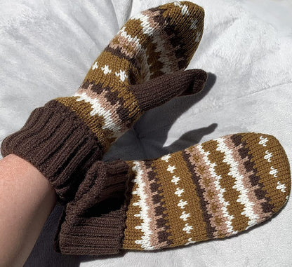 Bernie Sanders Inspired Knit Mittens Inauguration Day - Cozy Knit Gloves Crochet Winter Mittens - Bernie Costume Apparel & Accessories > Clothing Accessories > Gloves & Mittens Saltique   