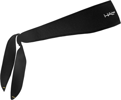 Halo Headband Halo I- Custom Fit- Tie Sweatband Pullover for Men and Women, No Slip with Moisture Wicking Dryline Fabric Apparel & Accessories > Clothing Accessories > Bandanas & Headties Halo Headband BLACK  