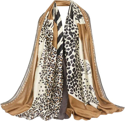 Van Caro Scarfs for Women Lightweight Floral Scarf Soft Long Fashion Scarves Sun-Proof Wrap Shawl Apparel & Accessories > Clothing Accessories > Scarves & Shawls Lobagve 5314 Light Coffee  
