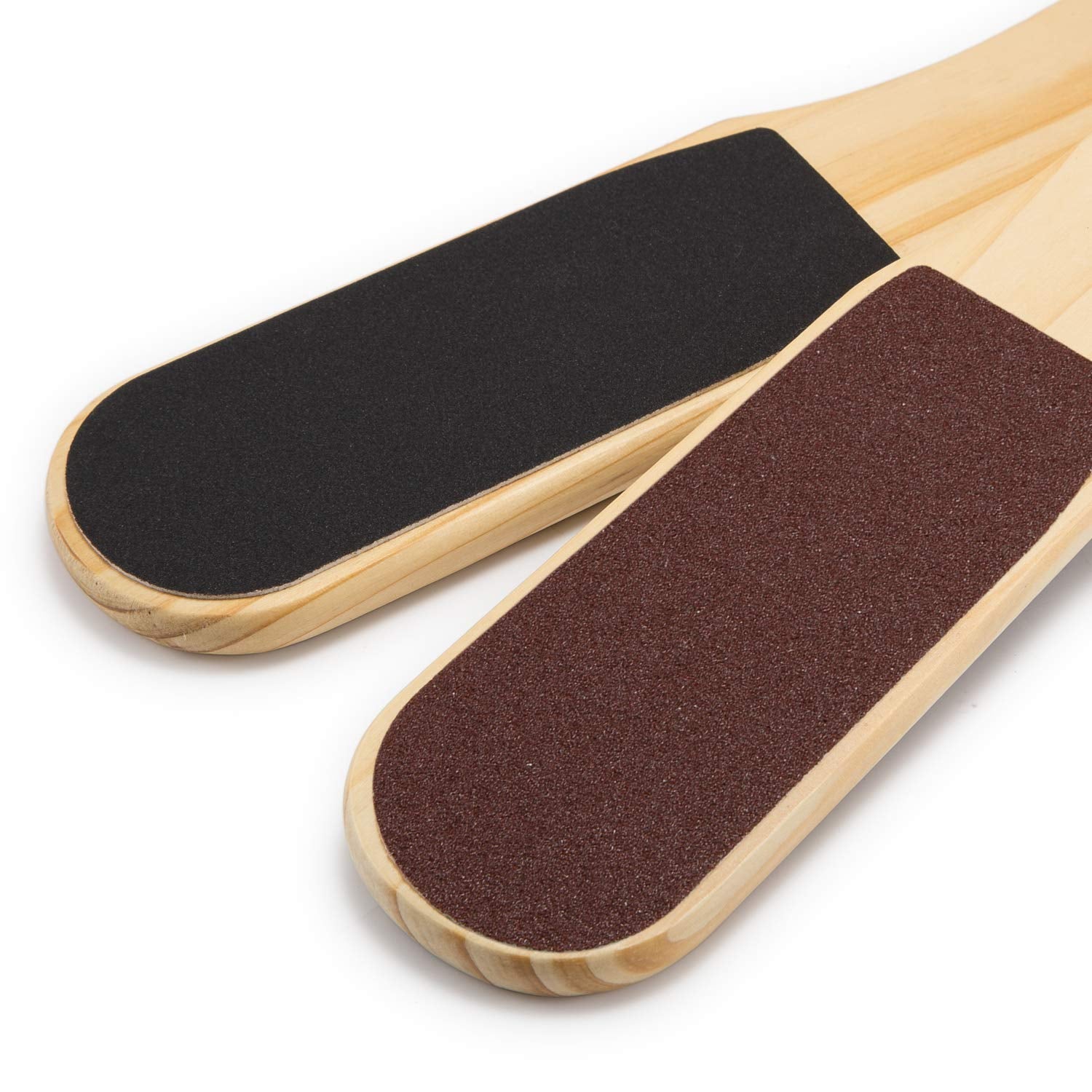 Boobeen Quality Wood Foot File - Double Sided - Foot Callus Remover for Women and Men - Foot Care Pedicure Metal Surface Tool to Remove Hard Skin Health & Beauty > Personal Care > Foot Care Boobeen   