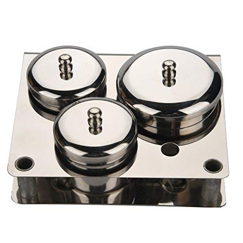 Nail Liquid Container, Mini Stainless Steel Dish Pot Liquid Powder Cup Lid Bowl Nail Art Tools Acrylic Nail Art Equipment Mini Bowl Cup Tray Pot Container Organizer Holder with Lid, 3Pcs Health & Beauty > Personal Care > Cosmetics > Cosmetic Tools > Nail Tools Zerone   