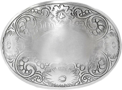 Western Floral Eagle Dogs Birds Star Replacement Belt Buckle Fits 1-1/2"(38Mm) Belt Strap-Multi-Style Options Apparel & Accessories > Clothing Accessories > Belt Buckles Belts.com Type Buckle Z3 - Ha0072 Antiquesilver 1-1/2" 