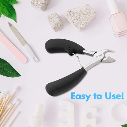 Precision Toenail Clipper Tool - Premium Ingrown Toenail Cuticle Remover Trimmer and Thick Toenails Nipper, Surgical Grade Stainless Steel Nail Foot Treatment for Grooming Nail Care, Pedicure Tools Health & Beauty > Personal Care > Foot Care MEDca   