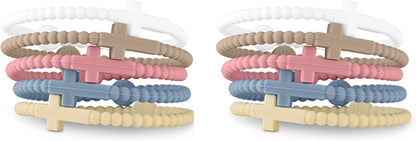 Ryan & Rose Jesus Bracelets - Cross Silicone Bracelet Apparel & Accessories > Jewelry > Bracelets Ryan & Rose Original Small 