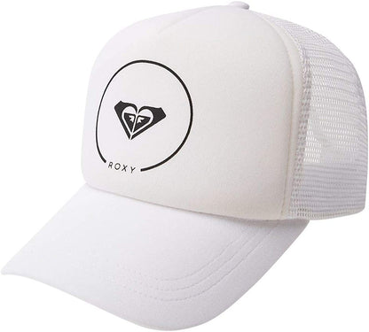 Roxy Women'S Truckin Trucker Hat Apparel & Accessories > Clothing Accessories > Hats Roxy Bright White Exc One Size 