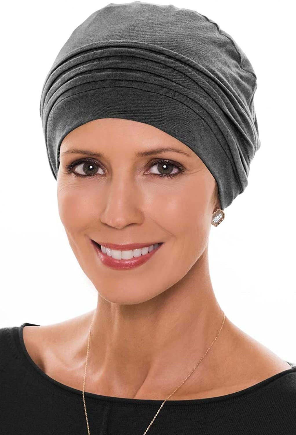Cardani Couture Cap in Luxury Viscose from Bamboo Apparel & Accessories > Clothing Accessories > Headwear Cardani Luxury Bamboo - Charcoal One Size 