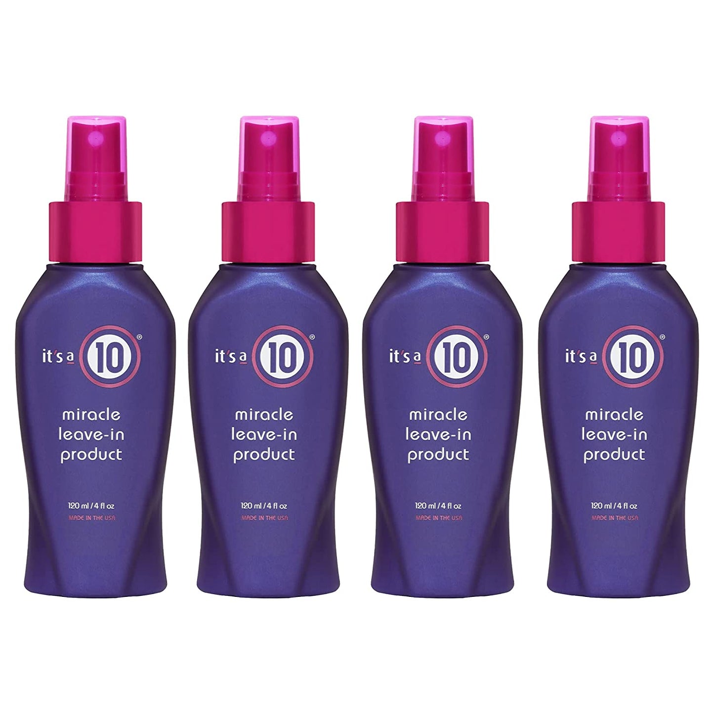 It'S a 10 Haircare Miracle Leave-In Product, 4 Fl. Oz. Health & Beauty > Personal Care > Hair Care It's a 10 Haircare 4 Fl Oz (Pack of 4)  