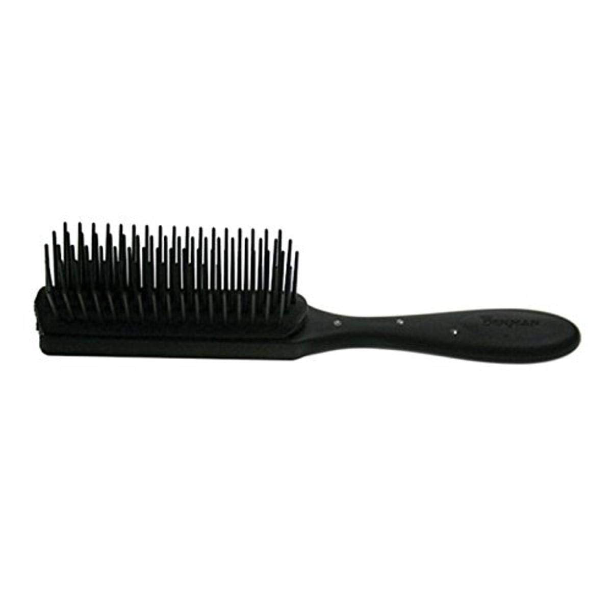 Denman Hair Brush for Curly Hair D3 (Black) 7 Row Classic Styling Brush for Detangling, Separating, Shaping and Defining Curls Health & Beauty > Personal Care > Hair Care Denman Black 1 Count (Pack of 1) 