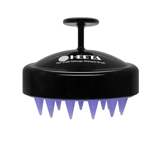 Hair Shampoo Brush, HEETA Scalp Care Hair Brush with Soft Silicone Scalp Massager (Black) Health & Beauty > Personal Care > Hair Care HEETA Black  