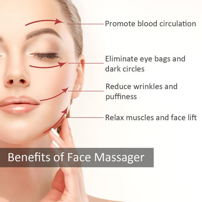 Face Massager, Metal Face Roller Gua Sha Massage Tool for Face Neck Eye Body Skin Care, Facial Roller for Women Health & Beauty > Personal Care > Cosmetics > Cosmetic Tools > Skin Care Tools Yeamon   