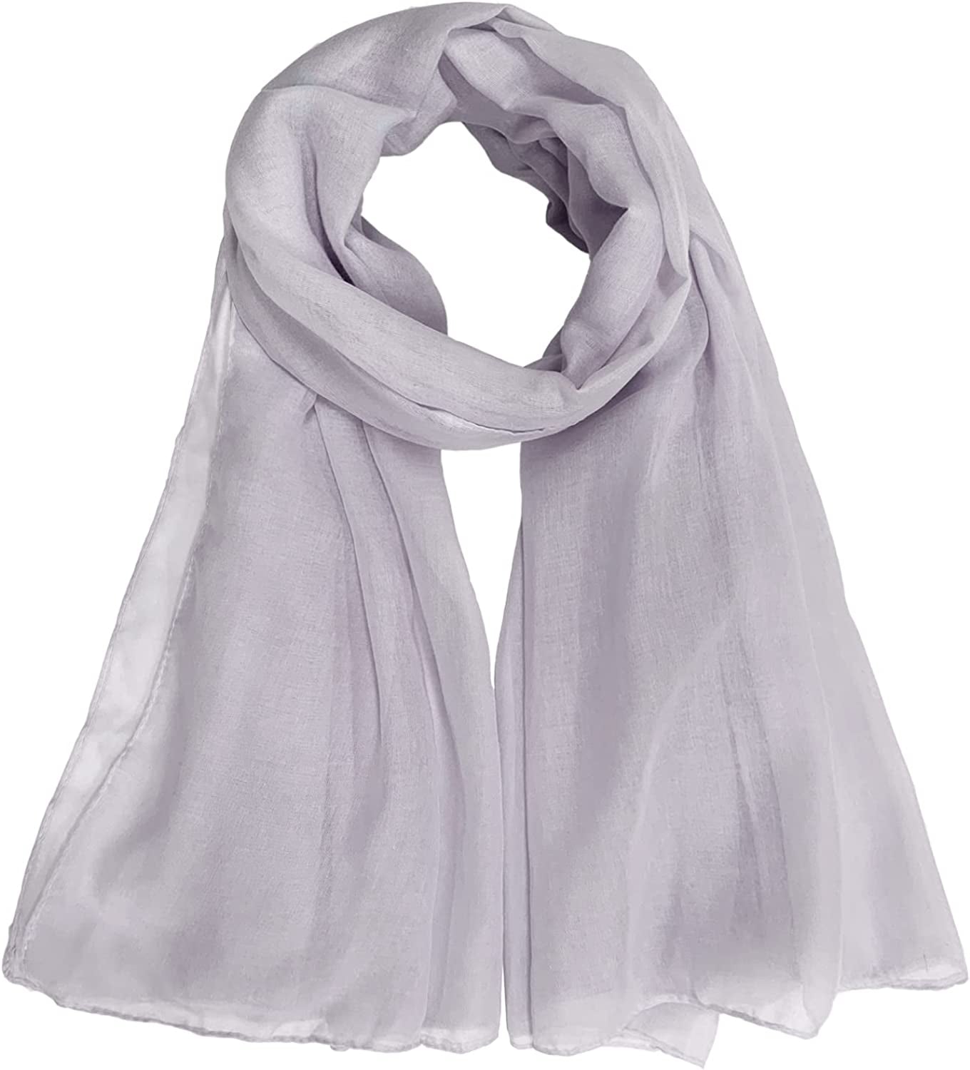 FINIZO Women'S Scarves Lady Light Soft Fashion Solid Scarf Wrap Shawl for All Season Apparel & Accessories > Clothing Accessories > Scarves & Shawls FINIZO 32-khaki  