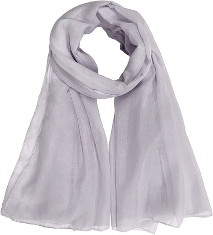 FINIZO Women'S Scarves Lady Light Soft Fashion Solid Scarf Wrap Shawl for All Season Apparel & Accessories > Clothing Accessories > Scarves & Shawls FINIZO 32-khaki  