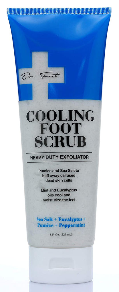 Dr. Foot Cracked Heel Moisturizer Foot Cream Skincare Lotion. Moisturizing Skin Care Lotion W/ Shea Butter & Lactic Acid Helps Heal Cracked Heels, Dry Skin on Feet, & Soften Calluses, Large 8 Fl Oz Health & Beauty > Personal Care > Foot Care Dr. Foot Cooling Exfoliator Foot Scrub 8 Fl Oz (Pack of 1) 