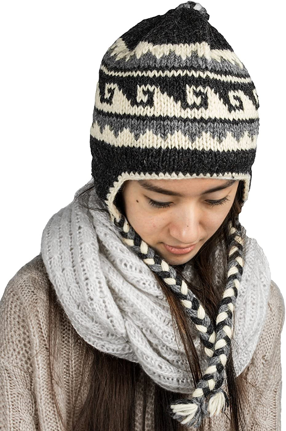 Tribe Azure Fair Trade Womens Beanie Hats, Warm Hats for Women Knit Hat for Women Women'S Skullies & Beanie for Women Apparel & Accessories > Clothing Accessories > Hats Tribe Azure Fair Trade   
