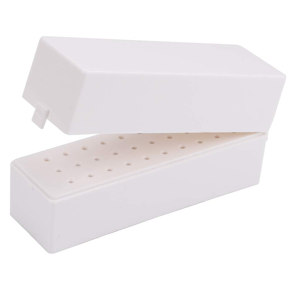 Gimiton Nail Drill Bits Holder Dustproof Stand Displayer Organizer Container 30 Holes Manicure Tools Acrylic Cover Case Manicure Tools Health & Beauty > Personal Care > Cosmetics > Cosmetic Tools > Nail Tools Gimiton   